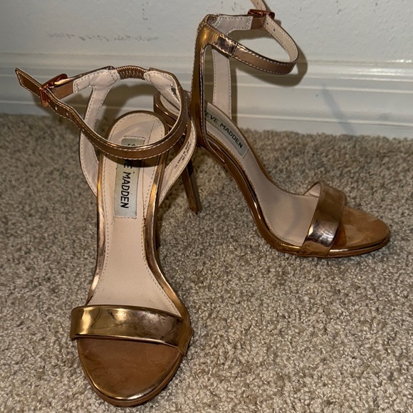 Steve Madden RoseGold Women's Heels - Picture 1 of 4